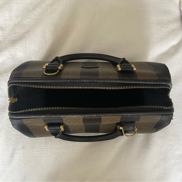FENDI Vintage Pequin Boston Bag - Picture 10 of 16